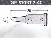 Жало Goot GP-510RT-2,4С (пр-во Япония)