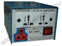 Трансформатор NEWSTAR NF-1500 — максимальная мощность: до 1500W